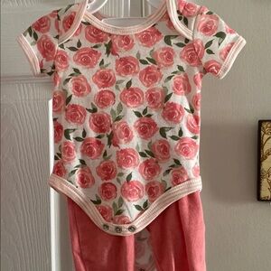Floral Pink Kids Matching Set